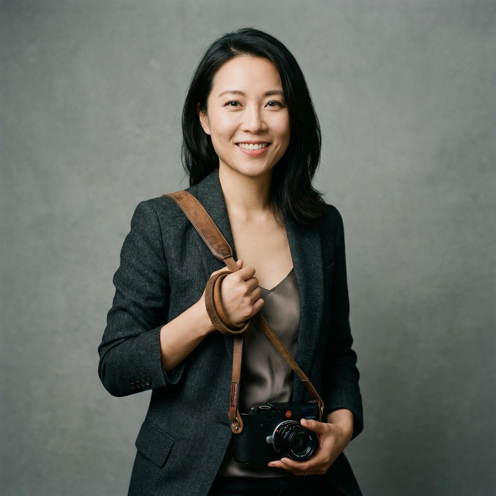 女同摄影师王晓雪